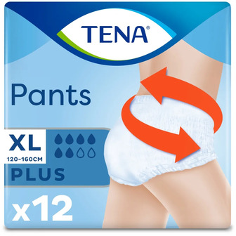 Урологічні труси-підгузки для дорослих Tena Pants Plus XL 12 шт (7322542545775)