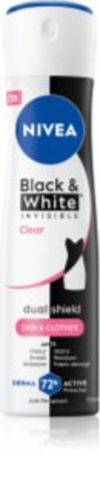 Invisible Black & White Clear