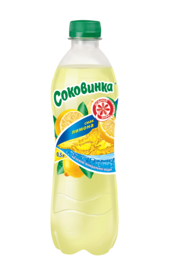 Напій Соковинка з лимоном соковмісний 0,5л ПЕТ