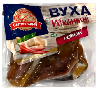 Вуха Салтівський Пікантні з хріном К/В 2/Г 100г