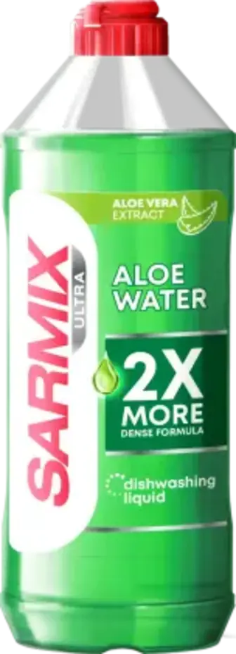 Гель для миття посуду Sarmix Ultra Aloe Water 500 мл