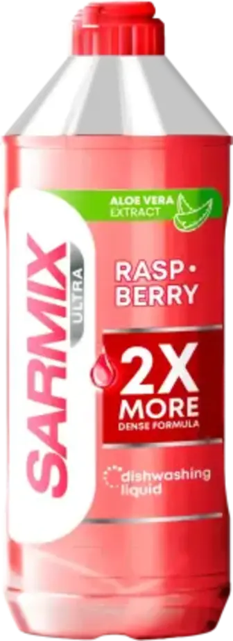 Гель для миття посуду Sarmix Ultra Raspberry 500 мл