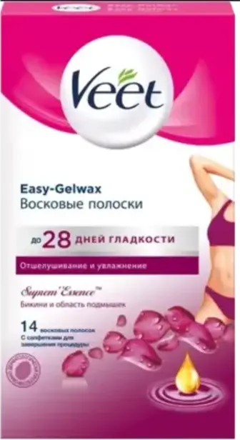 Смужки воскові Veet для депіляції тіла 14 шт