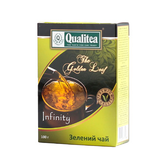 Чай Qualitea зелений байховий великолистовий 100 г