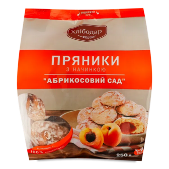 Пряники «Хлібодар» «Абрикосовий Сад» (250г)