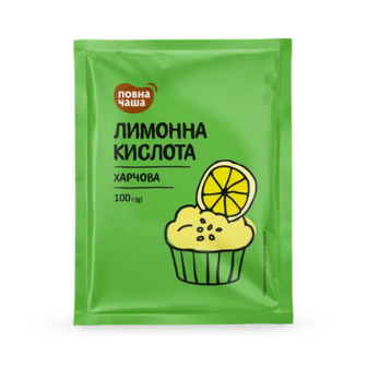 Кислота лимонна  «Повна Чаша»® харчова (100г)