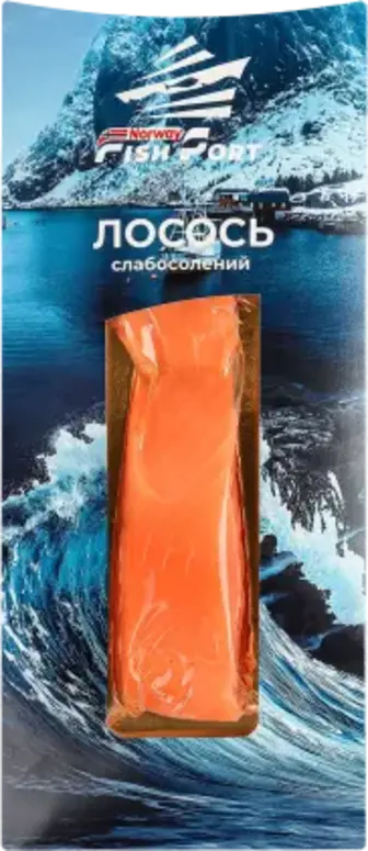 Лосось Fish Port філе слабосолоне 130 г