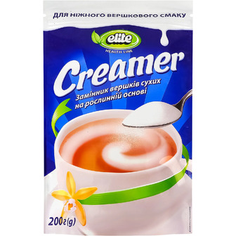 Замінник вершків на рослинній основі Elite Creamer 200 г