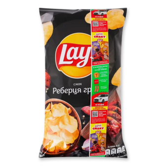 Чипси Lay's смак реберця гриль (120г)