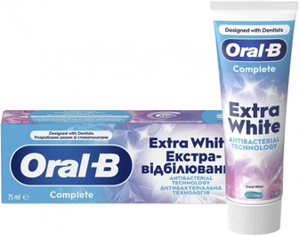 Зубна паста Oral-B Pro Екстра Відбілювання 75мл
