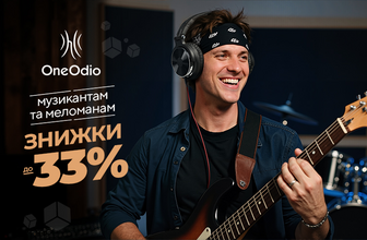 Знижки до 33% на навушники OneOdio