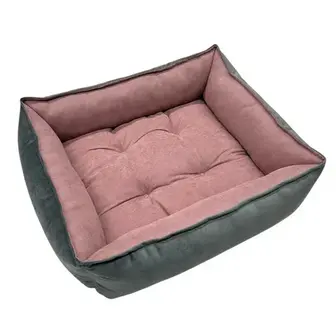 Лежак для котів Pet Fun Velour 60x50x18 см - рожевий