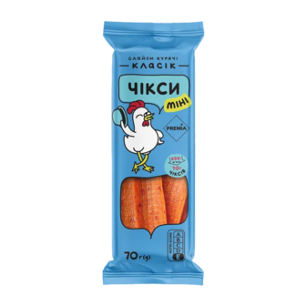 Слайси PREMIA Чікси міні класік курячі (70г)