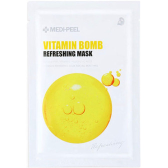 Medi Peel Vitamin Bomb Refreshing Mask - Тонізуюча тканинна маска для обличчя з ніацинамідом