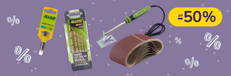 До -50% на інструменти Alloid Building Tools, Hans, Alloid