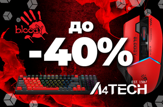 Знижки до 40% на A4tech Bloody!