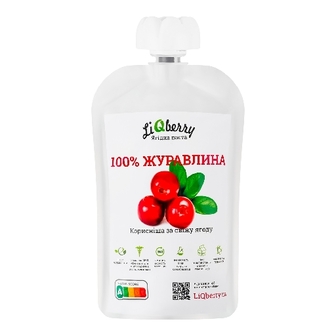 ЛІКБЕРІ Паста Журавлинна Дой-пак 100г