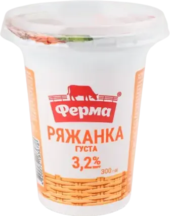 Ряжанка Ферма густа 3.2% 300 г
