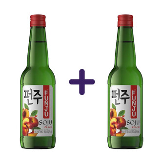 Набір: Соджу FUNJU Peach 15% 0.7 л (0.35 л х 2 шт.)