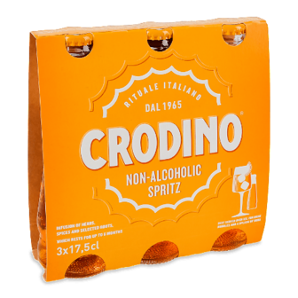 Напій аперитивний Crodino Spritz газований безалкогольний 3*0,175л