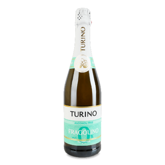 Напій Turino Fragolino Salute Bianco безалкогольний сильногазований 0,75л