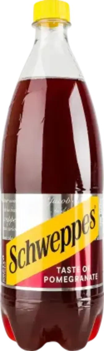 Напій Schweppes Pomegranate сильногазований 1 л