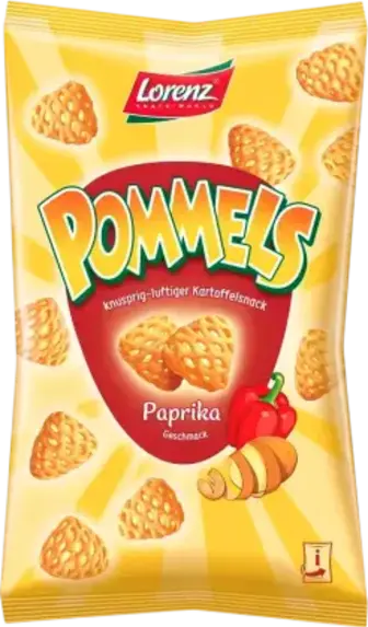 Снек картопляний Lorenz Pommels зі смаком паприки 75 г