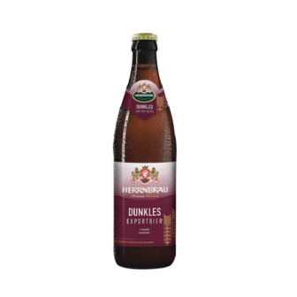 Пиво 0,5 л HERRNBRAU Dunkel Export темне фільтроване непастеризоване 5,2% скл/пл Німеччина 