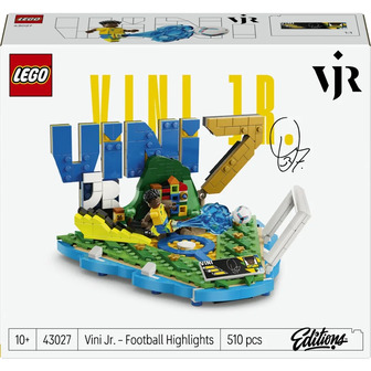 Конструктор LEGO Editions Football Вінісіус Жуніор - найкращі моменти футбольних матчів 510 деталей (43027)