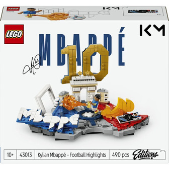 Конструктор LEGO Editions Football Кіліан Мбаппе - найкращі моменти футбольних матчів 490 деталей (43013)