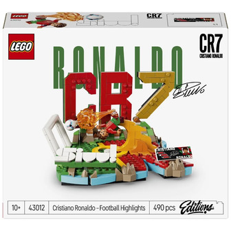 Конструктор LEGO Editions Football Кріштіану Роналду - найкращі моменти футбольних матчів 490 деталей (43012)