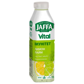 Напій соковмісний Jaffa Vital лимон-лайм 0.5 л (4820192260480)