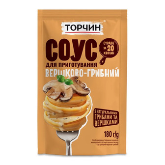 Соус Торчин Вершково-грибний кулінарний 180 г (8445291748514)