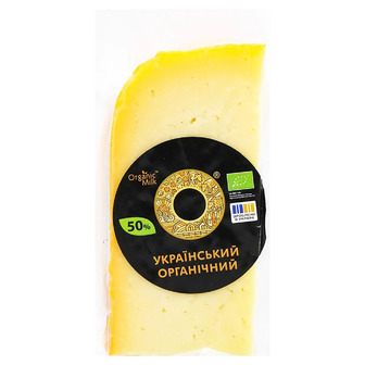 Сир Organic Milk Український 50% 130 г (4820178811699)