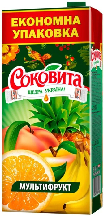Напій Соковита соковмісний мультифруктовий 1.93 л (4820003689301)