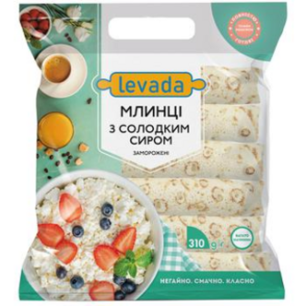 Млинці Левада з солодким сиром 310г