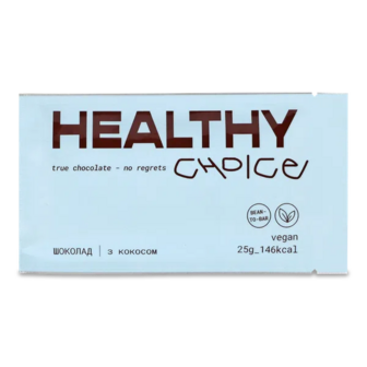 Шоколад Healthy Choice з кокосом (25г)