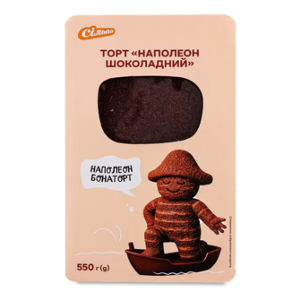 Торт Наполеон шоколадний (550г)