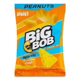 Арахіс Big Bob смажений зі смаком сиру (120г)