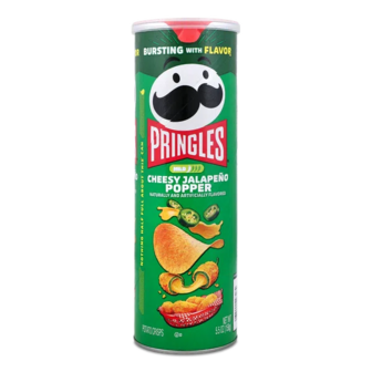 Снек пікантний Pringles смак халапеньо-вершковий сир (158г)