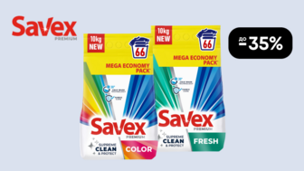 До -35% на засоби для прання Savex