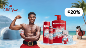 До -20% на засоби для догляду за тілом Old Spice