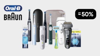 До -50% на товари брендів BRAUN та Oral-B