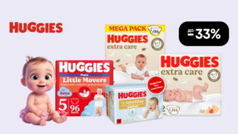 До -33% на дитячі товари Huggies