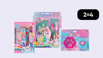 2=4 купуй чотири за ціною двох! Дитяча декоративна косметика Honey Bunny Miss
