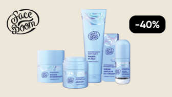 -40% на всі засоби для догляду за обличчям Face Boom
