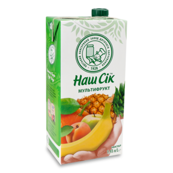 Нектар мультифрукт ТМ Наш Сік, 1,93 л