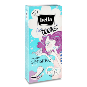 Прокладки щоденні "Panty for Teens Sensitive" ТМ Bella, 20шт