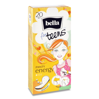 Прокладки щоденні "Panty for Teens Energy" ТМ Bella, 20шт