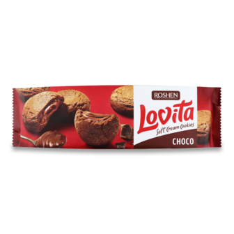 Печиво "Lovita Soft" шоколад ТМ Рошен, 127г